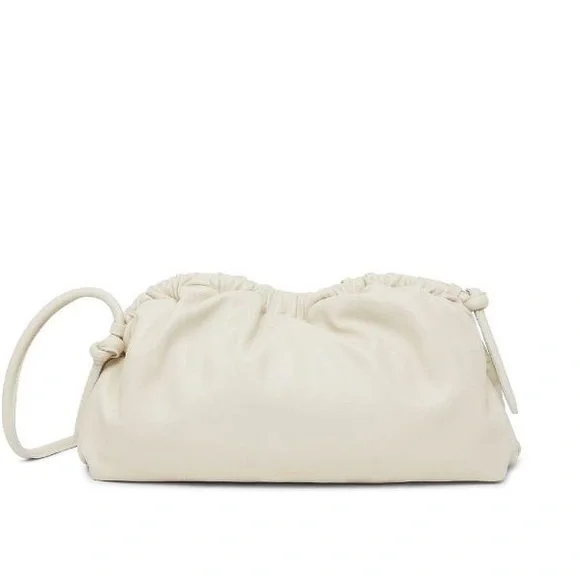 Mansur Gavriel white mini Cloud leather clutch bag - Picture 3 of 16